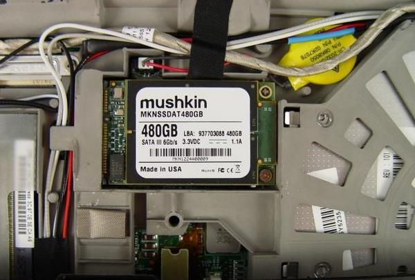 Первый в мире mSATA SSD накопитель объемом 480ГБ (2 фото)