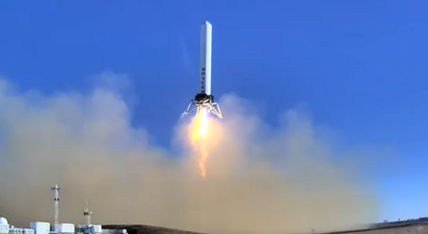 Многоразовая ракета SpaceX Grasshopper (видео)