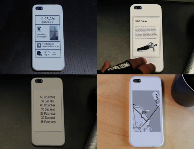 Popslate - eINK чехол для iPhone 5 (4 фото + видео)