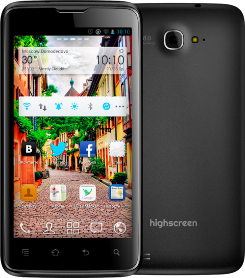 Highscreen Explosion - смартфон с отличными характеристиками