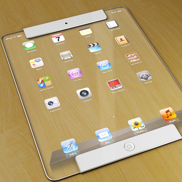 Концепт прозрачного iPad'а (10 фото + видео)