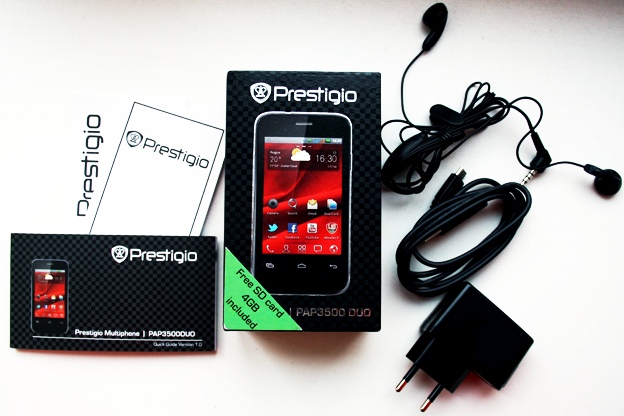 Prestigio MultiPhone 3500 Duo - минимализм на Android