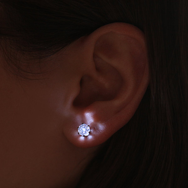 LED Crystal Earrings – сережки со светодиодной подсветкой (3 фото)