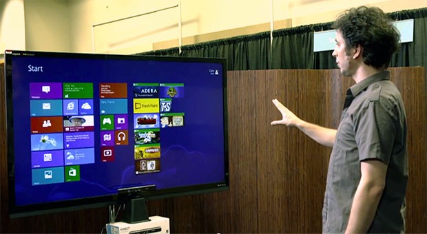 Воздушный мультитач для Kinect (видео)