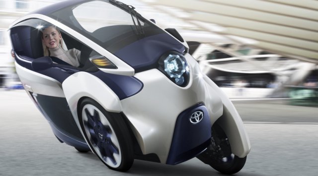 Электрический автоцикл от Toyota (12 фото)