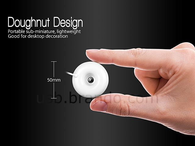 USB Doughnut Humidifier - плавающий увлажнитель воздуха (6 фото)