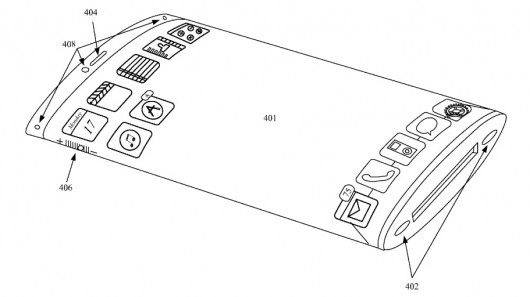 Apple патентует гаджеты с гибким AMOLED-дисплеем