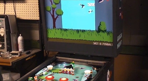 Симбиоз Duck Hunt и Pinball (видео)