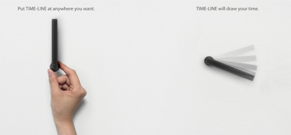 TIME-LINE – концептуальные часы-стрелка (5 фото)