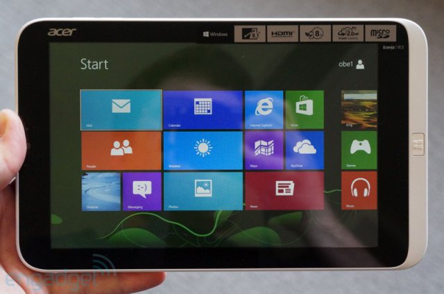 Acer Iconia W3 - планшет на Windows 8 (19 фото + видео)