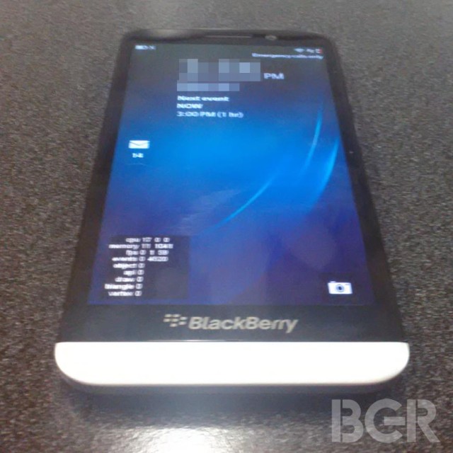 Стали известны характеристики смартфона BlackBerry A10