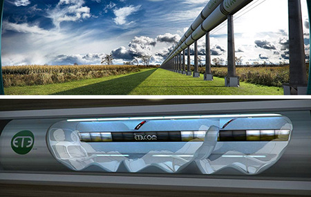 Hyperloop - транспортная магистраль со скоростью более 1000 км/ч