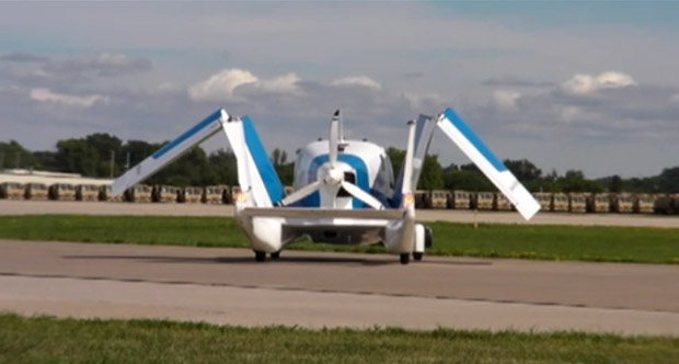 Terrafugia Transition - самолет-трансформер (2 видео)
