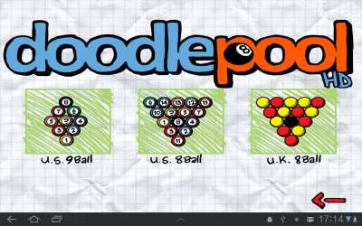 Doodle Pool HD 1.7. Бильярд