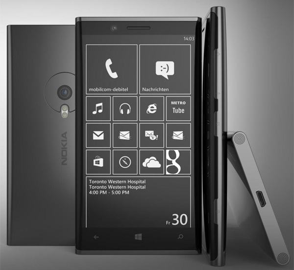 Концептуальная Nokia Lumia 999 (9 фото)