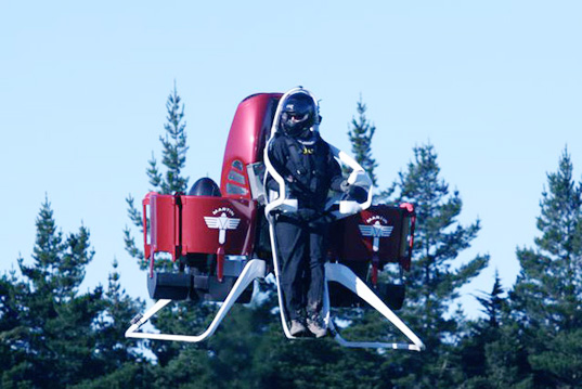Реактивный ранец Martin Aircraft Jetpack (4 фото)