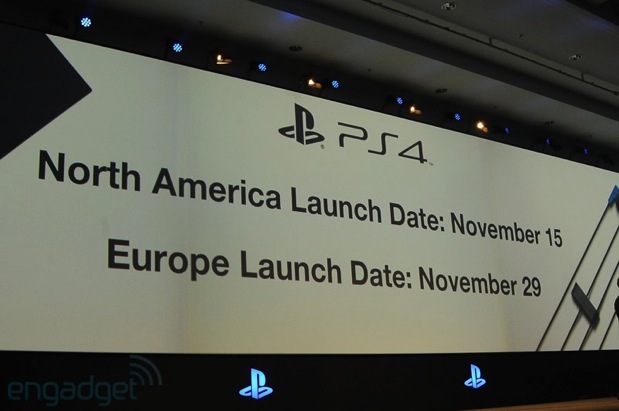 Объявлены сроки начала продаж PlayStation 4