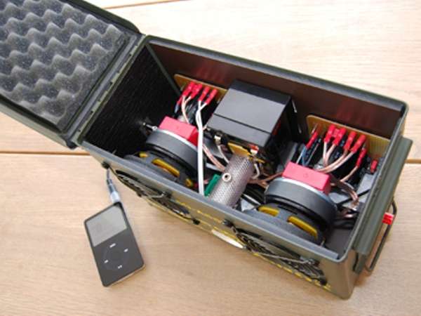 A-BOX - динамик в виде ящика для патронов (6 фото + 2 видео)