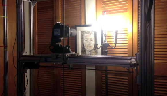 Самодельный гигапиксельный сканер (4 фото + 3 видео)
