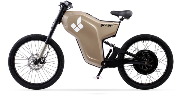 greyp G12 - гибридный мото-велосипед с электродвигателем (видео)