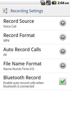 Call Recorder 4.8 Диктофон и запись телефонных разговоров