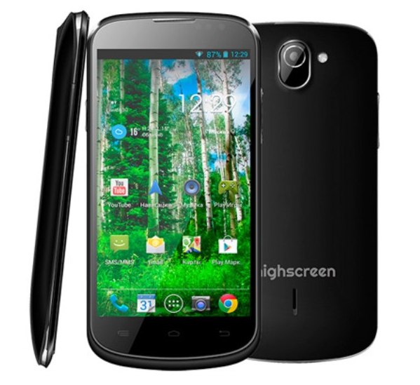 Highscreen Alpha Rage – бюджетный 4-ядерный смартфон