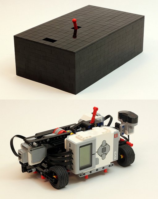 Бесполезная машина из Lego (видео)