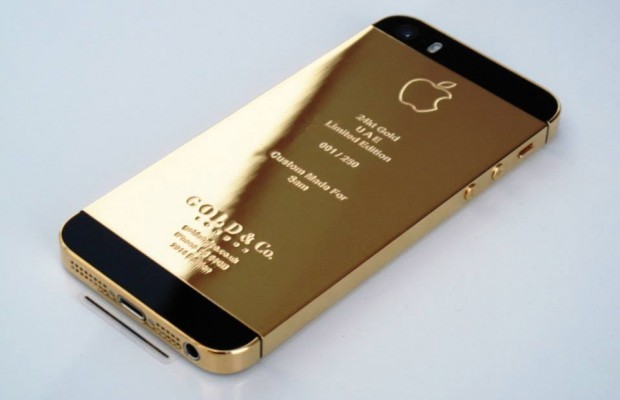 iPhone 5S из золота и платины (2 фото)
