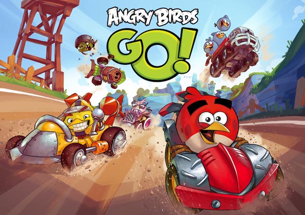 Angry Birds Go! - бесплатные гонки со злыми птичками (видео)