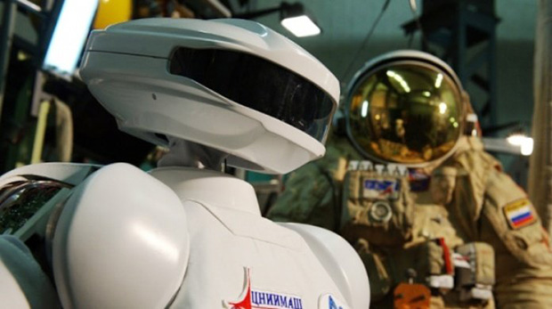 Российский робот для работы на МКС (видео)