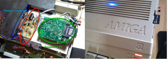 Эмулятор флоппи-дисковода для Amiga 500 на основе Raspberry Pi (видео)