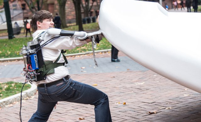 American students created an exoskeleton (6 photos + video)