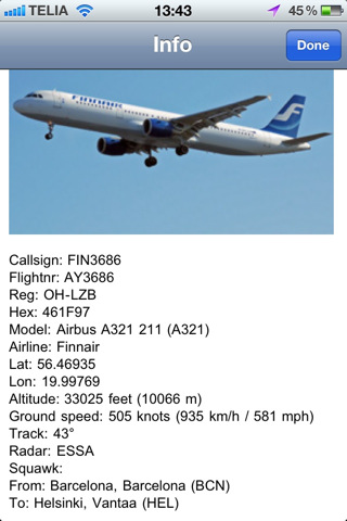 FlightRadar24 Pro 5.0.1 Маршруты движения самолетов