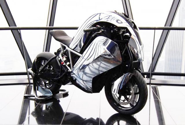 Спортивный электромотоцикл Saietta R (4 фото)