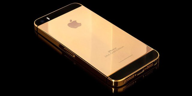 Золотой iPhone 5S за $3200 (4 фото)