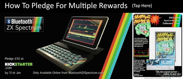 ZX-Spectrum в виде Bluetooth-клавиатуры (7 фото)