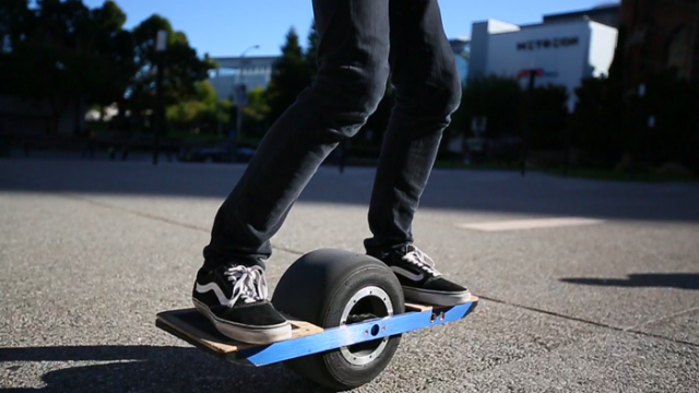 Электронный скейтборд с одним колесом (6 фото + видео)