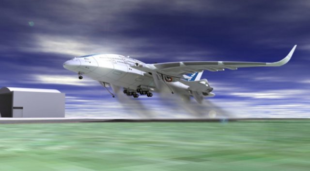 Концептуальный самолёт-левиафан (9 фото)