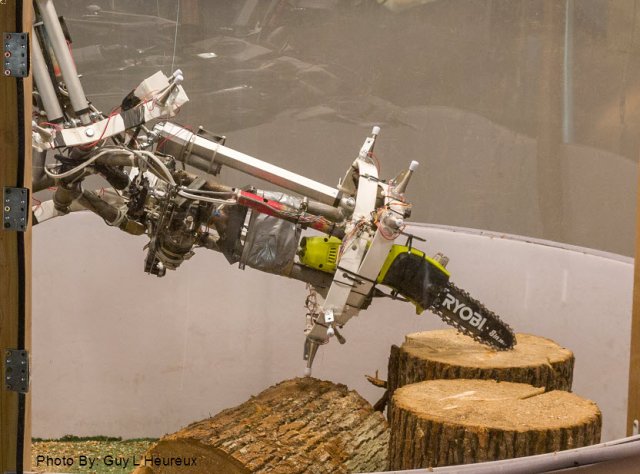Самодельный робот с цепной пилой (5 фото + видео)