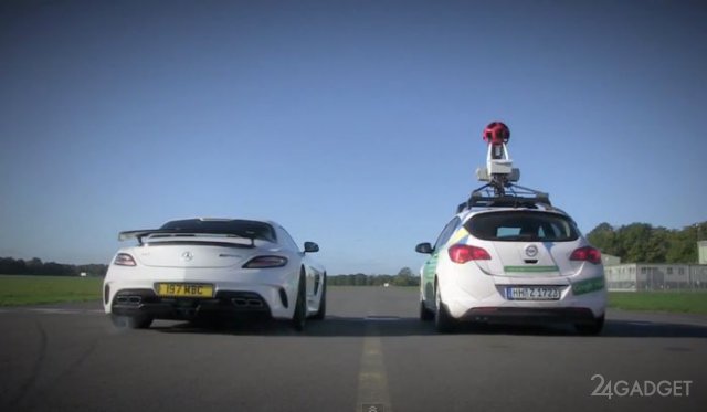Автомобиль Google на тестовой площадке шоу Top Gear (видео)