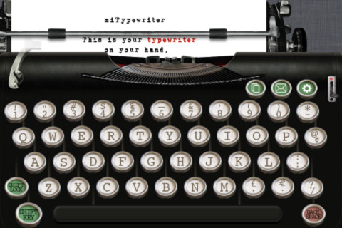 miTypewriter 3.1 Печатная машинка