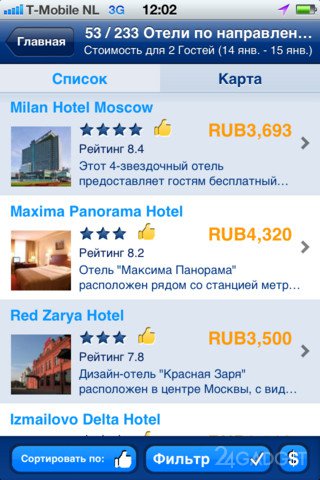 Booking.com 4.4 Надежный способ поиска и бронирования отелей