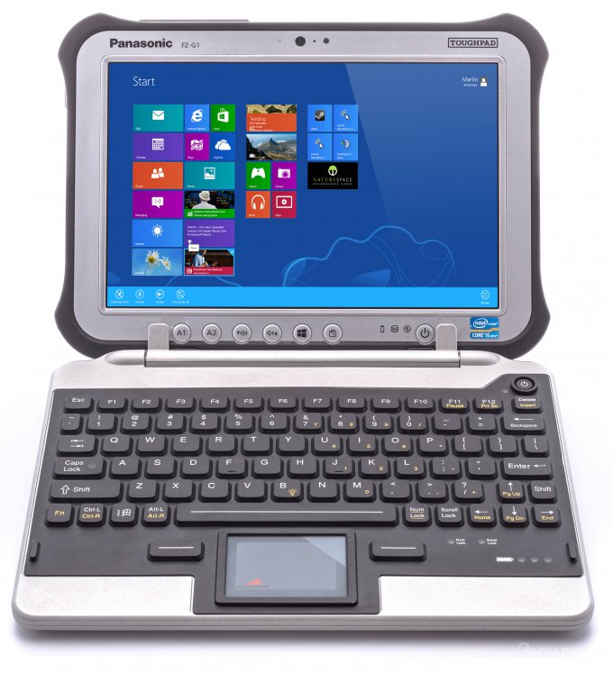Надёжная клавиатура для надёжного планшета Panasonic (4 фото)
