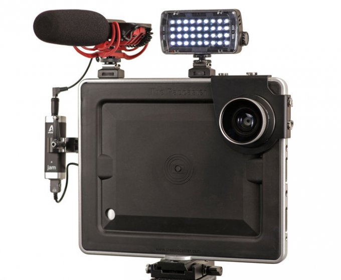 Чехол, превращающий iPad в профессиональную видеокамеру (видео)