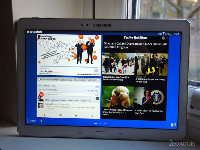 Обзор планшетного компьютера Samsung Galaxy Note 10.1 2014 Edition