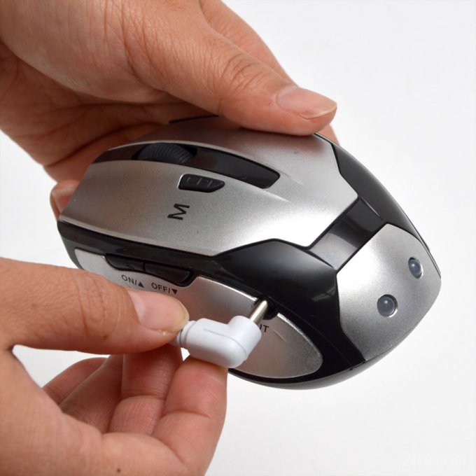 Компьютерная мышка с электро-массажером (7 фото)