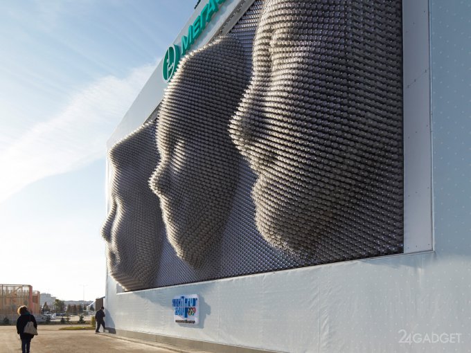 3D-дисплей в Олимпийском парке Сочи (3 фото + видео)