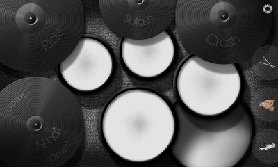 Electronic A Drum Kit 2.0.0 Одни из лучших виртуальных барабанов для Android