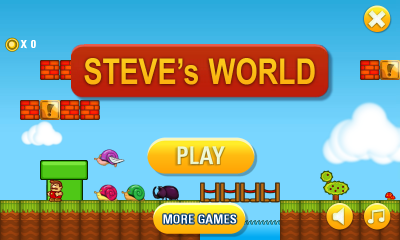 Steve's World 1.0.3 Весёлая аркада, клон Марио