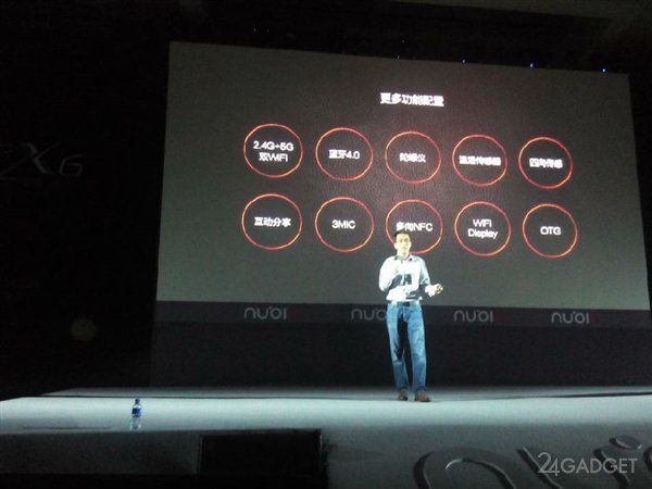 Официальная презентация смартфона ZTE Nubia X6 (фото)